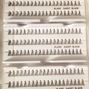 Short Individual Flare Lashes